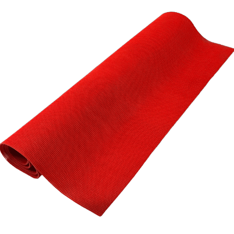 派勒防滑垫PVC塑料红地毯卫生间厕所门垫 厚5MM 宽1.2米*长18米 /卷