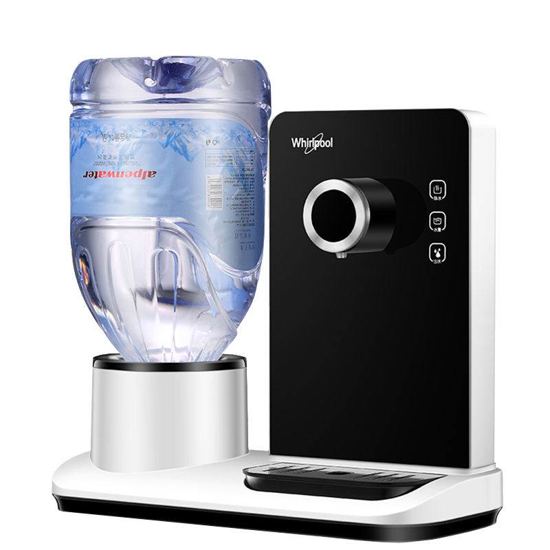 惠而浦(Whirlpool)饮水机 台式速热家用办公室智能饮水机直饮机 智能温控 6秒速热 即热饮WK-AP03Q-1黑