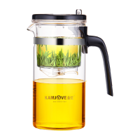 KAMJOVE/金灶 TP-165 全过滤飘逸杯 可拆茶道杯 高硼硅玻璃茶壶耐高温 耐热玻璃泡茶壶 带内胆茶壶 玻璃茶具