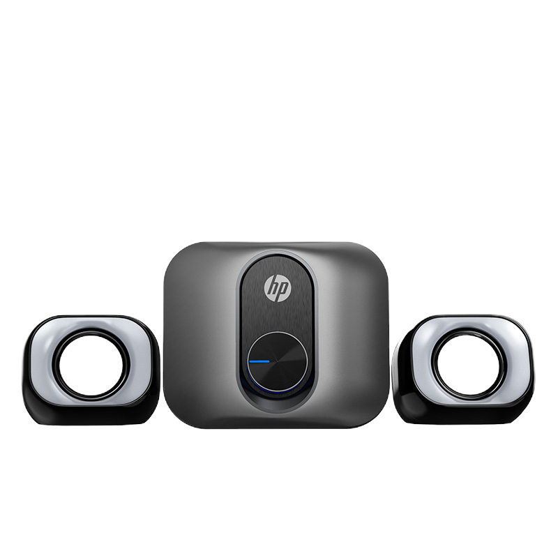 惠普(HP) DHS-2111音响2.1声道电脑usb迷你小音箱手机多媒体笔记本电脑桌面有线低音炮