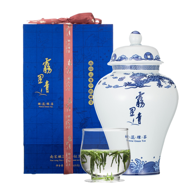 2025年春茶新茶天方茶叶150g礼盒装雾里青绿茶明前特级高山清香型手工头采毛尖芽茶安徽绿茶