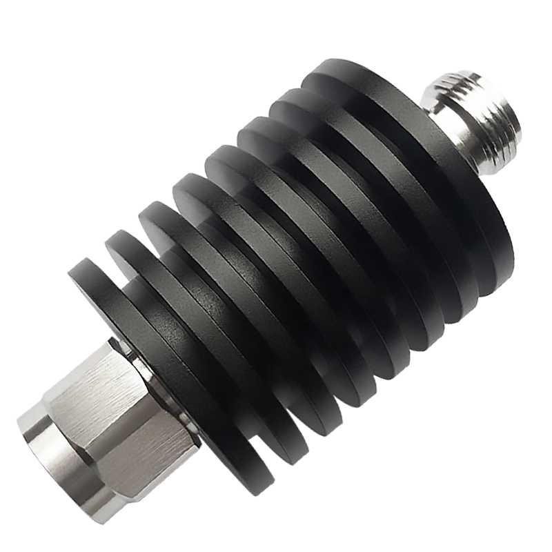博扬 N型射频衰减器 同轴衰减器25W 0-4GHz N-JK公转母头固定衰减器 BY-N-25W