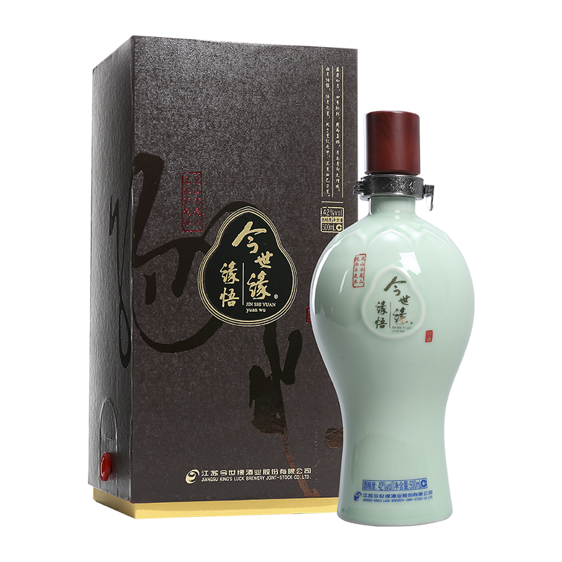 今世缘 白酒 缘悟 浓香型 42度500ml 单瓶装 送礼白酒 自饮 商务