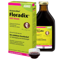 [全球购]德国 SalusFloradix 绿铁元营养液 补血口服液 膳食营养补充剂 500ml/瓶*2瓶装