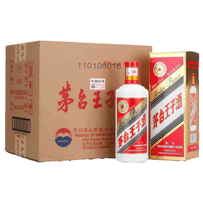 贵州茅台王子酒 普王子 53度酱香型白酒 500ml*6瓶 整箱装