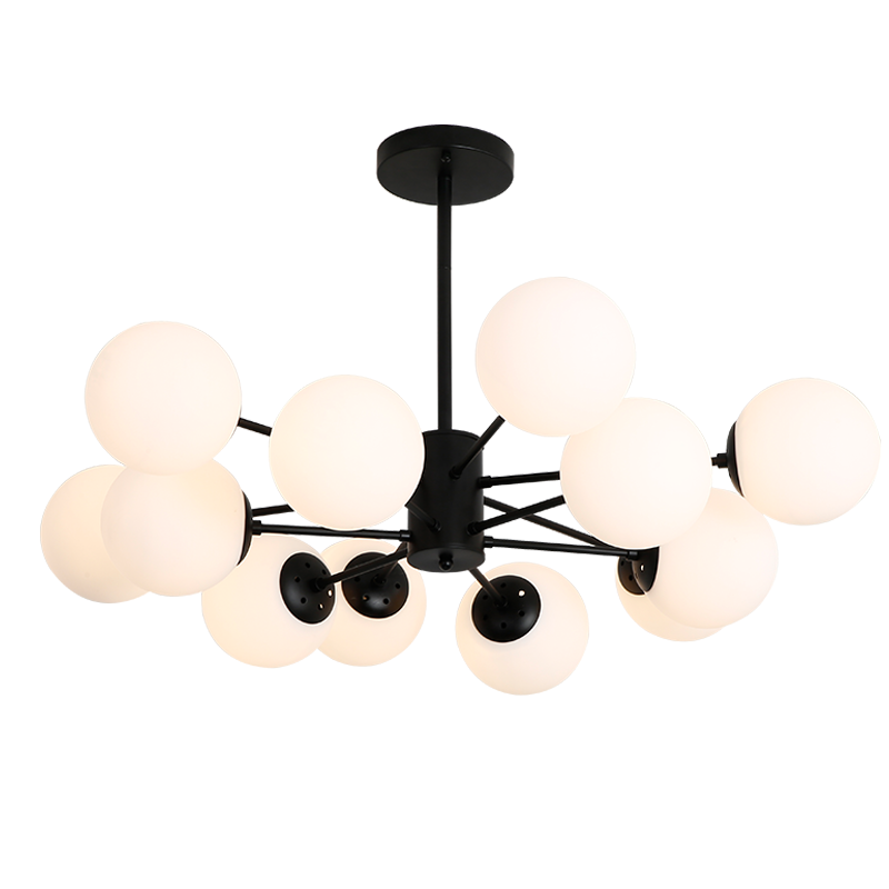 辛羽轻奢魔豆2022年新款网红客厅灯吊灯餐厅灯北欧风吸顶灯简约现代大气家用卧室灯具套餐三室两厅