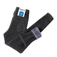 真维斯牛仔裤女冬季加绒超高腰显瘦百搭弹力紧身外穿小脚铅笔裤子