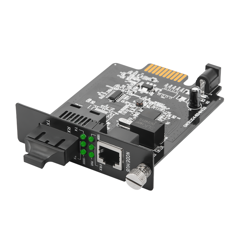 博扬(BOYANG)BY-KG612D-SC 千兆多模双纤插卡式光纤收发器 支持16槽机架 防雷SC接口 550米