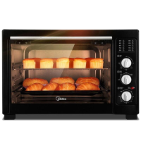 美的(Midea)电烤箱 MG38CB-AA 四层烤架 38L大容量 120分钟定时 上下管加热 蛋糕机