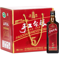 塔牌绍兴黄酒五年手工冬酿500ml*8瓶整箱半干型花雕酒糯米加饭酒