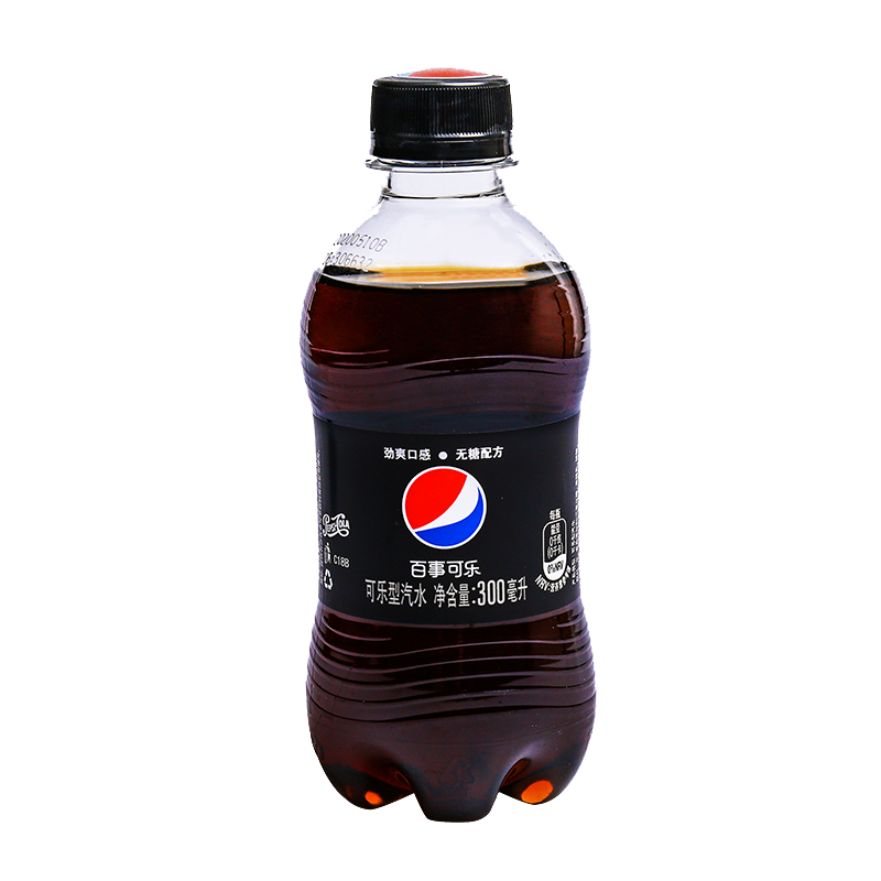 百事可乐无糖可乐碳酸汽水300mL*12瓶小瓶装饮料饮品小可乐饮品整箱