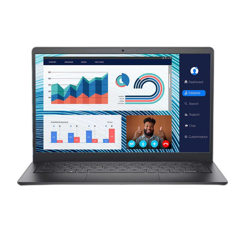 戴尔(DELL)成就3420 商用办公轻薄便携 Win11 14英寸笔记本电脑 i7-1165G7/16GB/1TB/MX350 (2GB)独显 黑色 定制