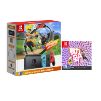 任天堂 Nintendo Switch 国行续航增强版红蓝游戏机&健身环大冒险游戏套装+舞力全开游戏兑换卡