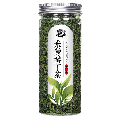 痴福 小叶苦丁茶青山绿水茶叶新茶米芽苦丁茶芽头嫩芽苦丁遇水复活花草茶 龙pet小叶苦丁芽头1罐80克