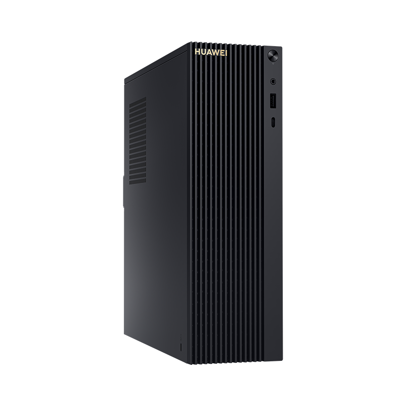 华为小机箱商用台式机 HUAWEI MateStation B520 电脑主机(i3 8GB+256GB SSD 无Wifi 三年上门)+23.8显示器