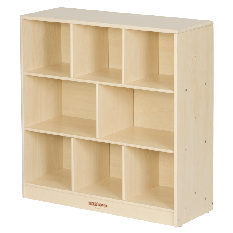 华森葳儿童家具 米兰花园8格柜-桦木纹