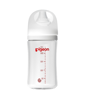 贝亲自然实感第3代PRO系列宽口径PPSU奶瓶240ml(配L号奶嘴)AA192