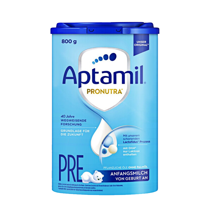[全球购]Aptamil 德国爱他美pre段婴儿奶粉 800g 0-3个月(新包装) *2罐 2023.12