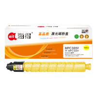 海得MP C305C粉盒TF-MPC305Y黄色4K适用理光Aficio MP C305SP复合机