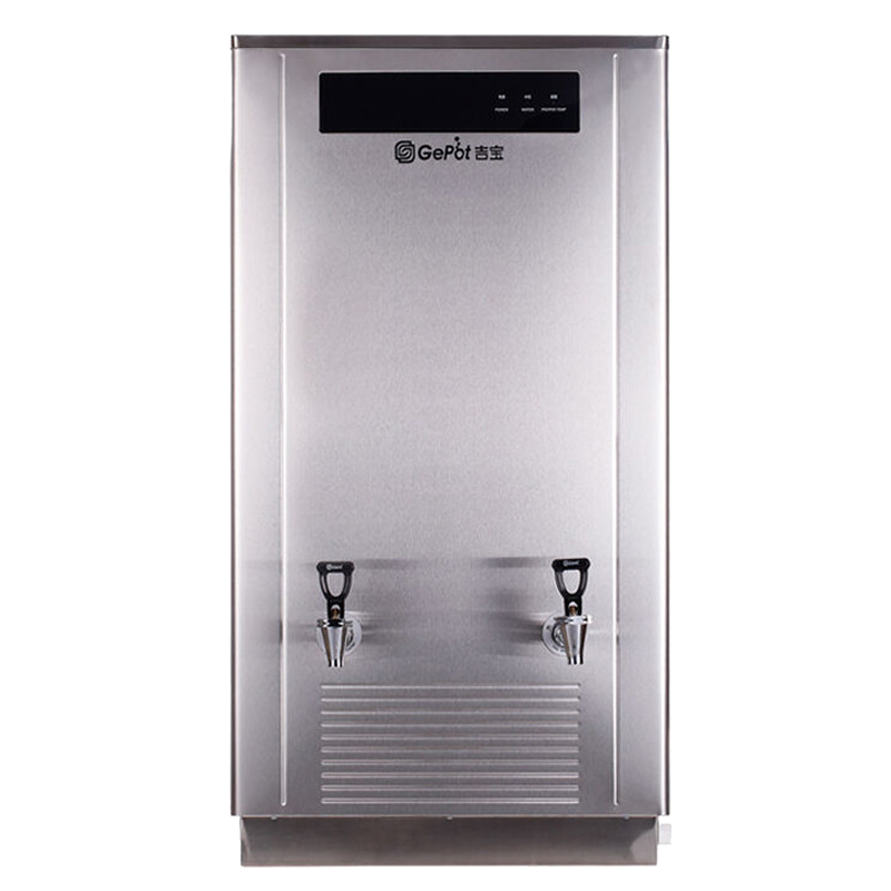 吉之美吉宝商用开水器大型商用开水器大型工厂学校办公室电热水机半自动进水开水炉304不锈钢烧水器 GB-100E搭配底座