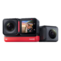 Insta360 ONE RS (4K广角+5.7K全景)双镜头版 运动相机 全景模块化相机防抖 官方标配
