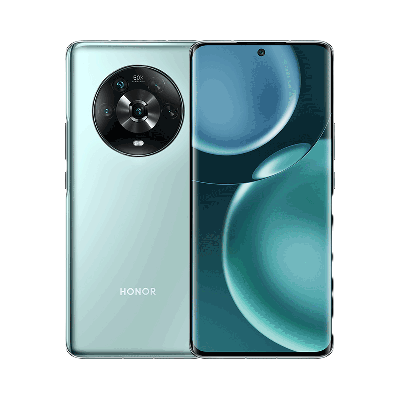 荣耀Magic4 12GB+256GB 瓷青 十亿色双曲屏幕 120Hz智能高刷 5000W超广角摄影 潜望式长焦镜头 骁龙8移动平台 66W超级快充 5G手机