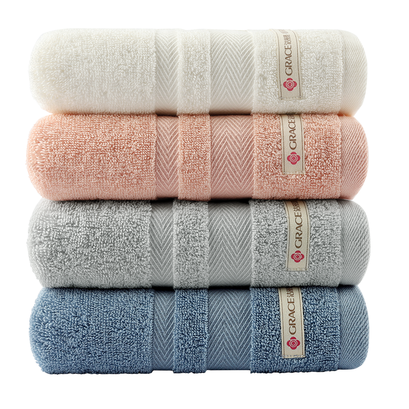 苏宁极物毛巾纯棉洗脸洗澡家用成人男女士全棉柔软吸水面巾 814-2