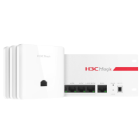 新华三(H3C)H5-E 千兆双频无线面板AP套装 专为大户型设计分布式面板AP(BR1008L-HP+BA1200L*3)