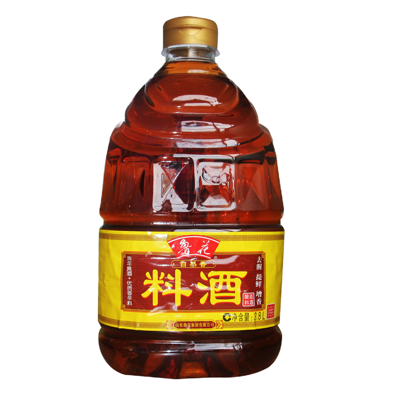 鲁花料酒3.8L 酿造料酒 鲁花调味品 鲁花调料 新老包装随机发货