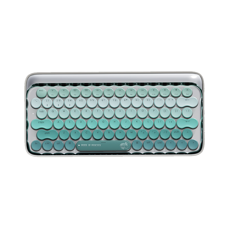 洛斐(lofree)无线蓝牙键盘机械孔雀键盘苹果Mac电脑办公笔记本iPad手机女生键盘 孔雀蓝牙机械键盘