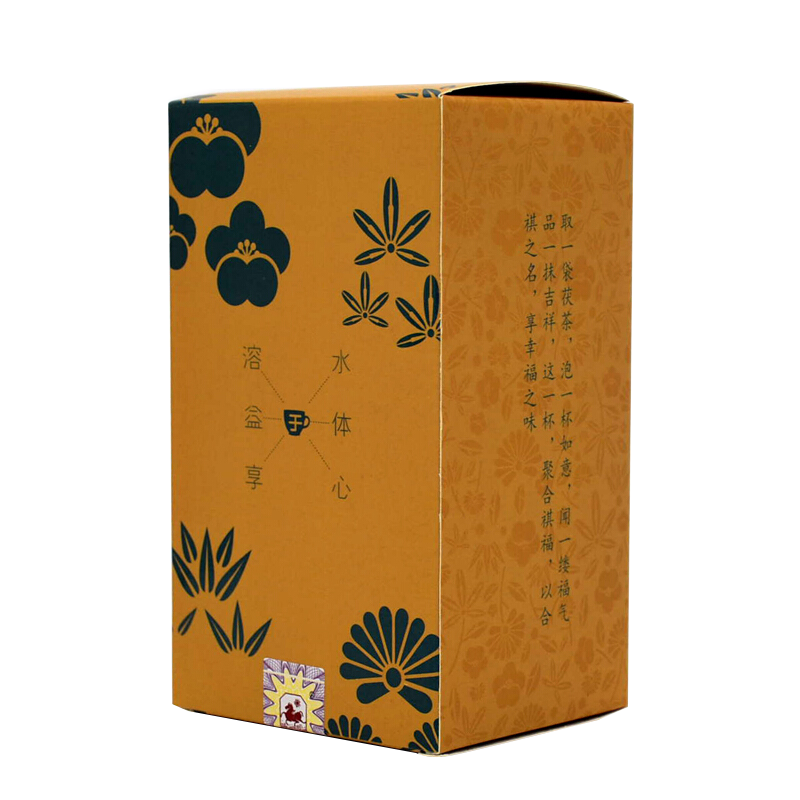 泾渭茯茶 合祺袋泡 茯砖 金花 黑茶 60g 2017年份