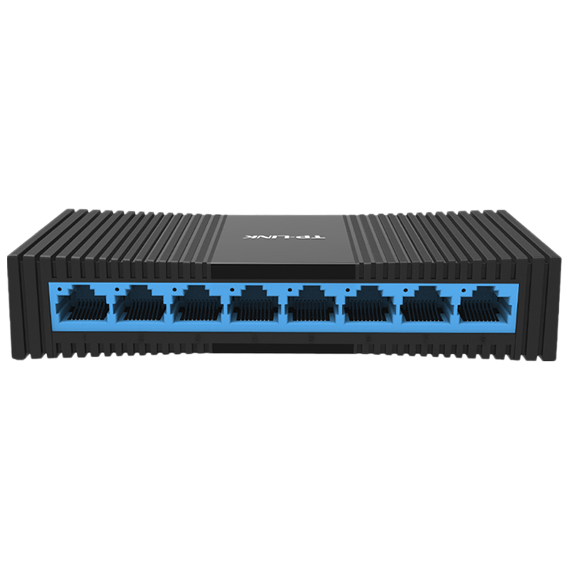 TP-LINK TL-SF1008+ 8口百兆网络交换机网线分线器集线分流器网口转换器家用办公电脑上网tplink