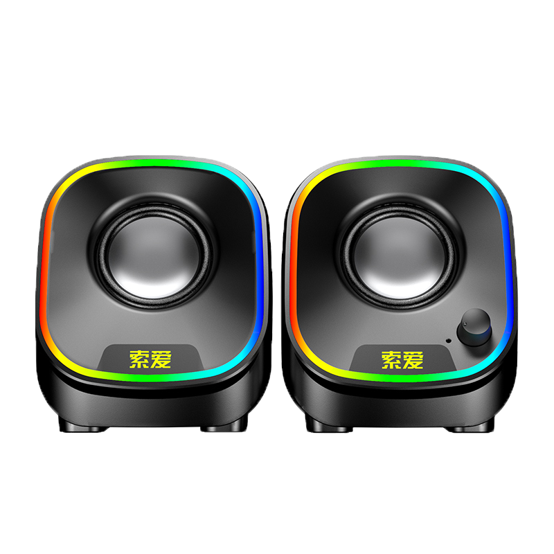 索爱G2 电脑音响台式机笔记本家用迷你小型音箱桌面电竞无线蓝牙超重低音炮迷你喇叭高保真多媒体