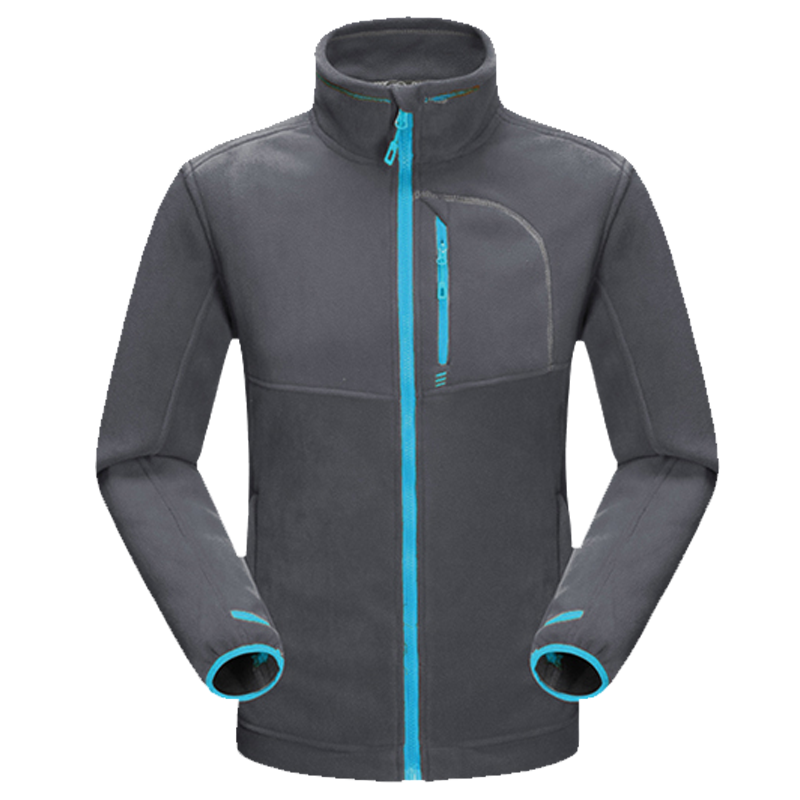 圣吉奥户外抓绒衣女冲锋衣内胆软壳男立领春秋冬加绒印字定制LOGO