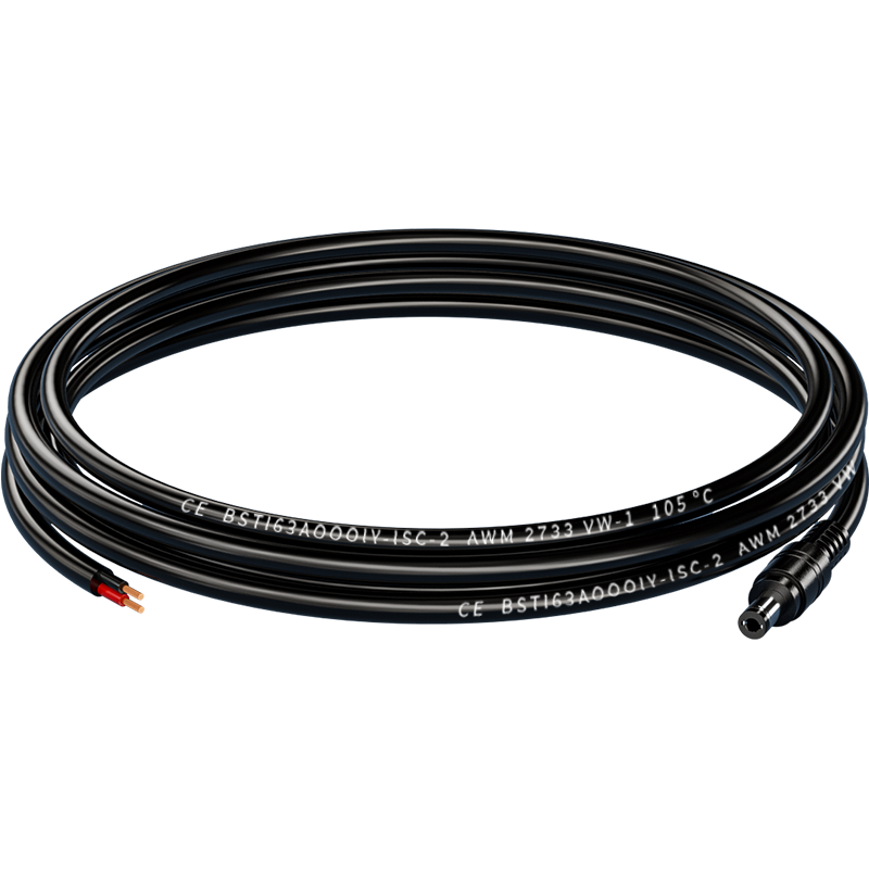 千天(QANTOP)DC公对母插头笔记本投影仪电源延长线DC5.5*2.5mm 0.75平方 0.5米QT-DC007