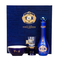 假一罚十洋河梦6+礼盒款 65ml单瓶摆柜纪念品收藏品装饰摆件