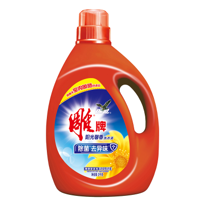 雕牌阳光馨香洗衣液3kg大瓶装除菌祛异味深层去渍持久留香家庭实惠装