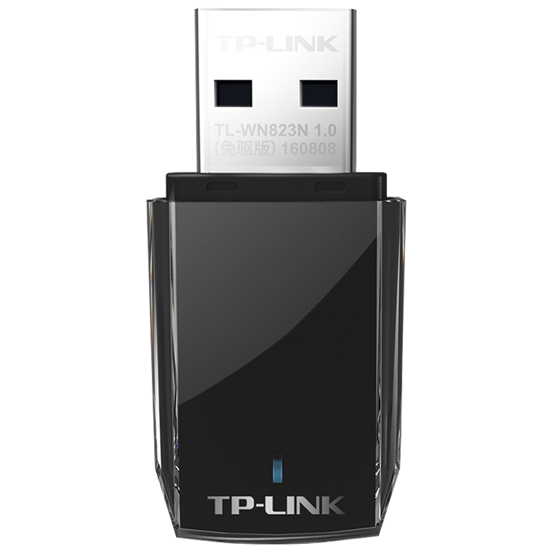 TP-LINK TL-WN823N免驱版 小巧迷你USB无线网卡300M电脑笔记本台式机wifi接收器增强器放大扩展器