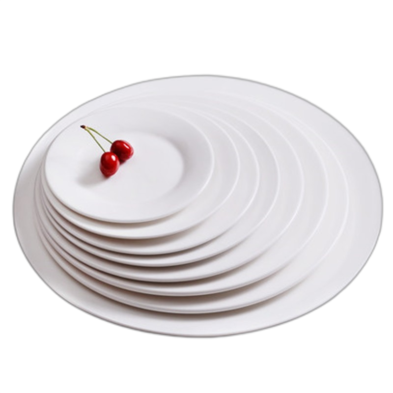 力思俊 陶瓷盘子 白色