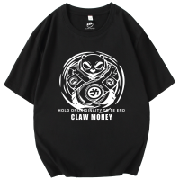 Claw money国潮短袖t恤男潮流青少年潮牌半袖ins宽松纯棉圆领体恤