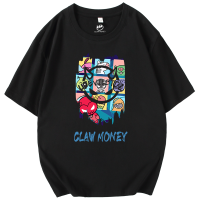 Claw Money短袖t恤男夏季纯棉印花潮牌半袖大码宽松百搭体恤潮流
