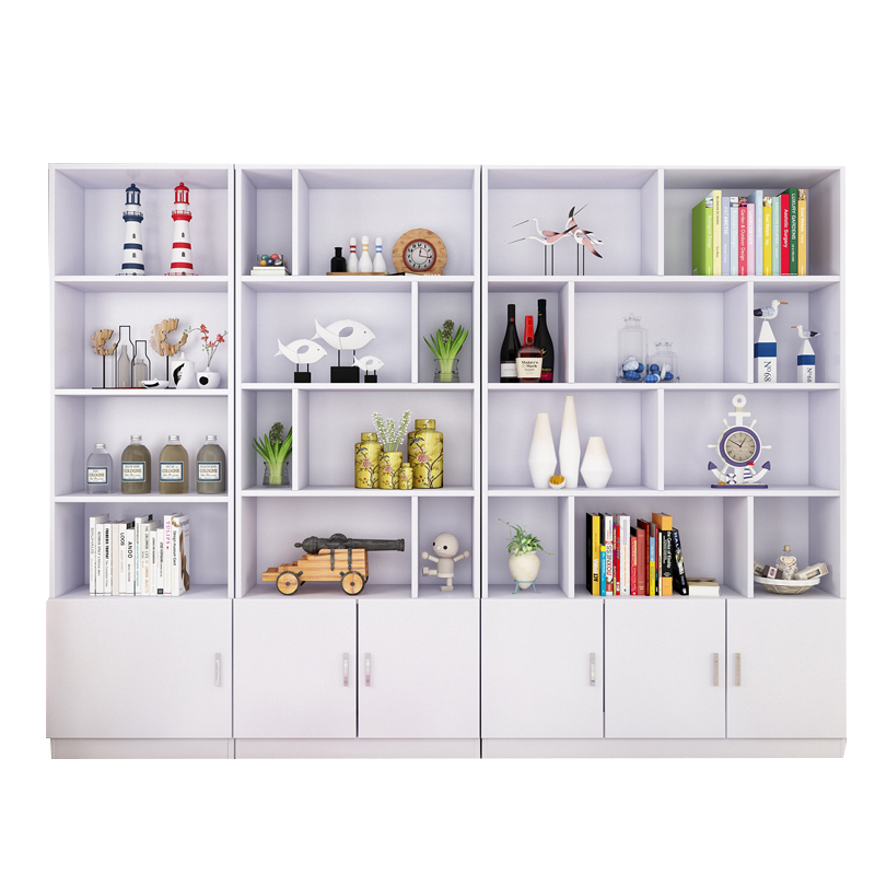 欧格森E1级实木颗粒板货柜货架展示架1200*300*2000