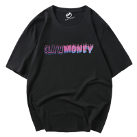 CLAW MONEY 短袖t恤男夏季宽松半袖潮流ins百搭上衣潮牌男士体恤
