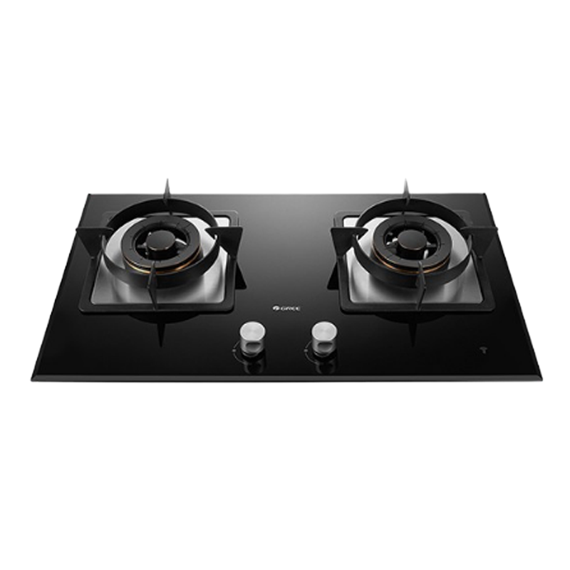 格力(GREE)燃气灶 JZT-QSX65B 大火力灶具烟灶联动双气灶家用低电量提醒两眼灶嵌入式台式 天然气(12T)