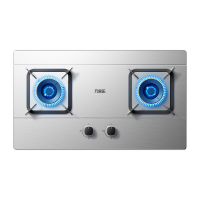 万家乐(Macro)240度宽幅精调一级能效4.5KW瞬燃点火全进风易洁不锈钢台嵌两用燃气灶液化气 JZY-KV061