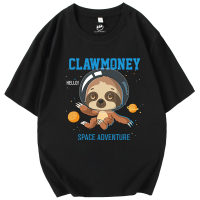 Claw money短袖t恤男纯棉ins帅气大码潮牌半袖宽松半截袖圆领体恤