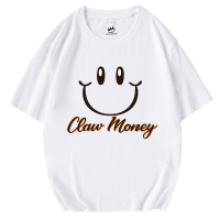 Claw money短袖t恤男士潮流2022夏季宽松男生纯棉情侣体恤10