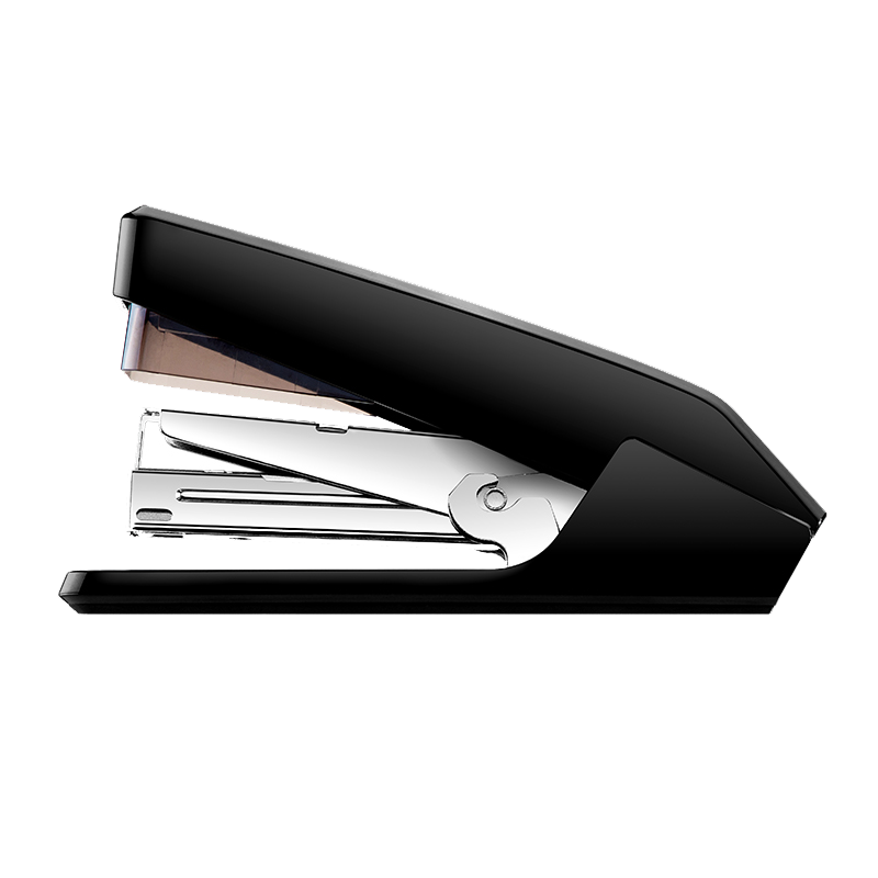 得力 0468 省力订书机 装订器 单指轻松装订 搭配12#钉 办公文具用品 大号 颜色随机 3个装