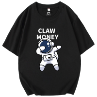 Claw money短袖t恤男士潮流2022夏季宽松男生纯棉学生体恤06