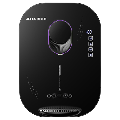 AUX/奥克斯管线机壁挂式制热饮水机家用饮水机一体机 黑色